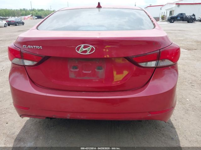 KMHDH4AE5GU517580 Hyundai ELANTRA SE