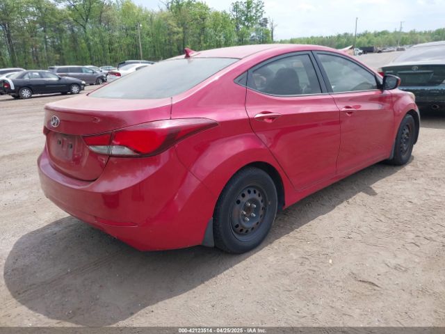 KMHDH4AE5GU517580 Hyundai ELANTRA SE