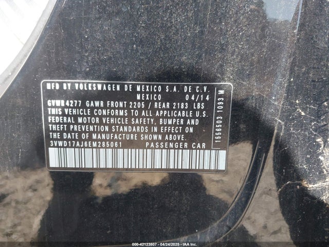 3VWD17AJ6EM285061 Volkswagen Jetta 1.8t Se