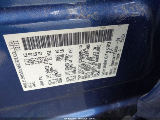 2022 NISSAN ROGUE 5N1BT3BB8NC674589 Photo 8