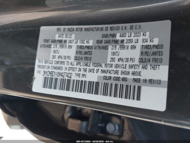 3MVDMBDYXNM427402 Mazda Cx-30 2.5 Turbo Premium