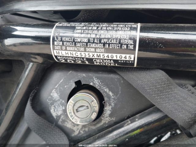 2021 HONDA CMX300 MLHNC535XM5401045 Photo 9
