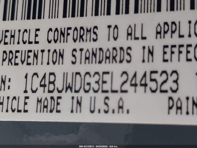 2014 JEEP WRANGLER UNLIMITED 1C4BJWDG3EL244523 Photo 8