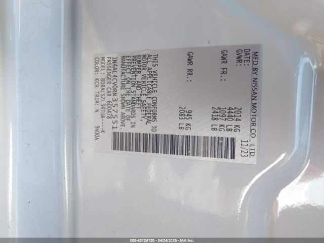 1N4AL4CV0RN357551 Nissan 2024