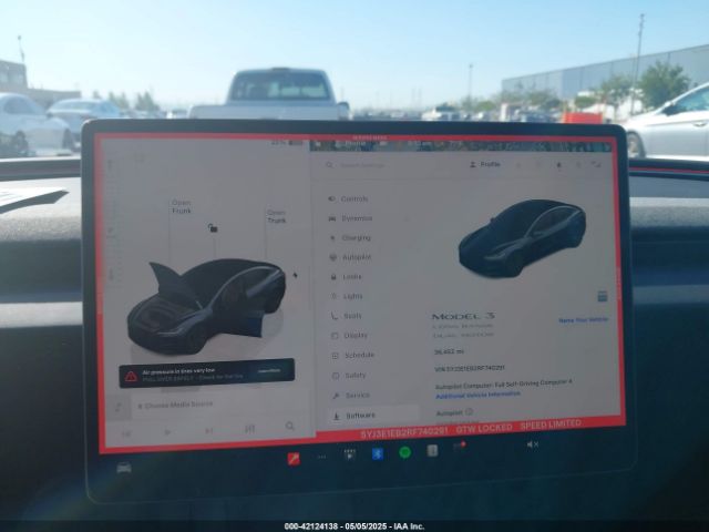 5YJ3E1EB2RF740291 Tesla Model 3 Long Range Dual Motor All-wheel Drive