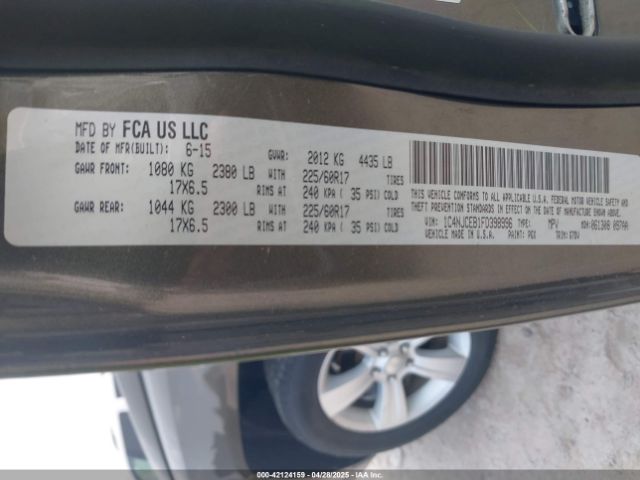 1C4NJCEB1FD398996 Jeep Compass Latitude