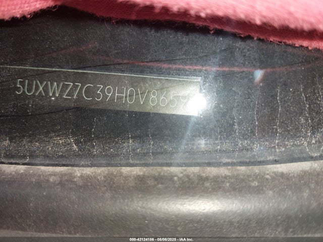 2017 BMW X3 5UXWZ7C39H0V86593 Photo 8