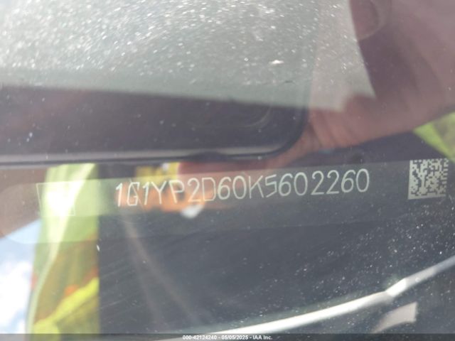 2019 CHEVROLET CORVETTE 1G1YP2D60K5602260 Photo 8