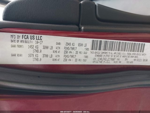 1C4RJFAG1JC170807 Jeep Grand Cherokee Laredo E 4x4