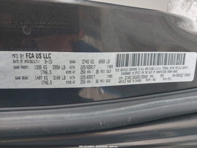 2C4RC1BG0GR135509 Chrysler Town & Country Touring