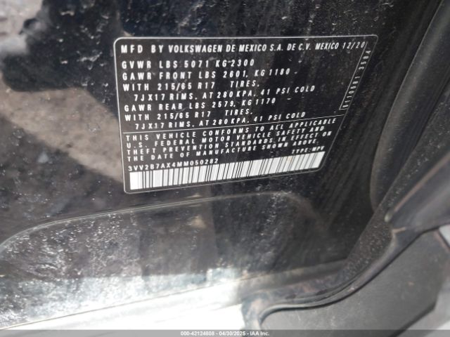 3VV2B7AX4MM050282 Volkswagen Tiguan