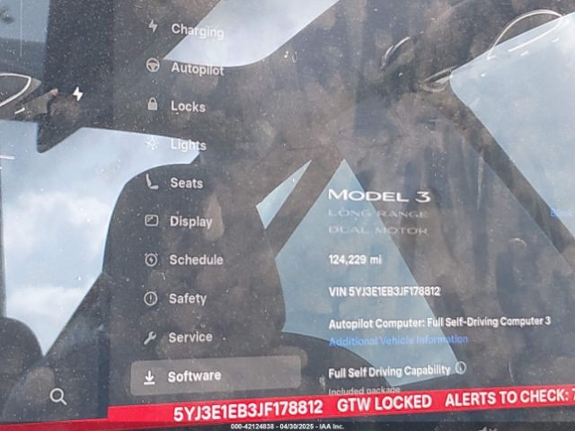 5YJ3E1EB3JF178812 Tesla Model 3 Long Range/performance