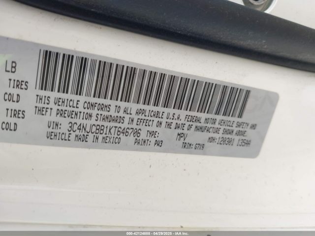 2019 JEEP COMPASS 3C4NJCBB1KT646706 Photo 8