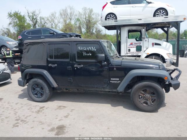 1C4BJWDG7GL124856 Jeep Wrangler Unlimited Sport