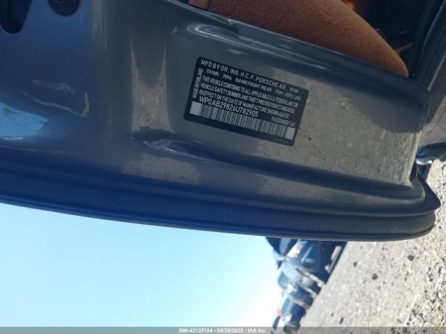 2006 PORSCHE CAYMAN S WP0AB29826U782905 Photo 8