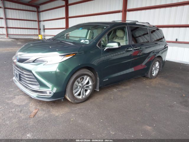 5TDZSKFC8MS007554 Toyota Sienna Limited