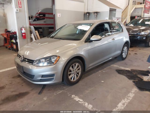 3VW817AUXFM092814 Volkswagen Golf Tsi S 2-door