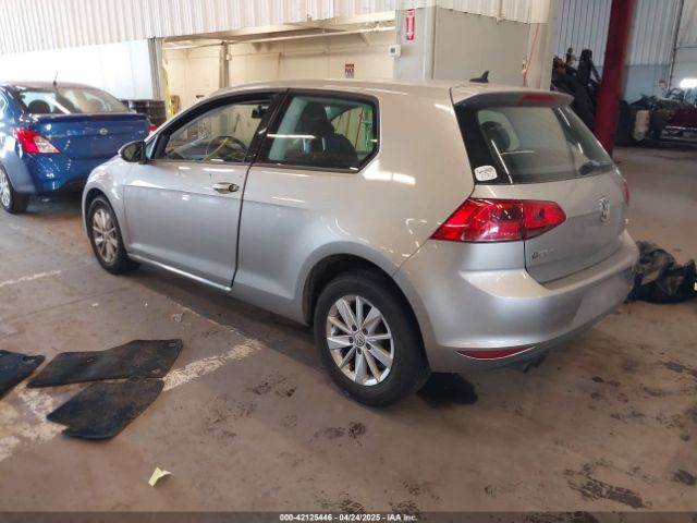 3VW817AUXFM092814 Volkswagen Golf Tsi S 2-door