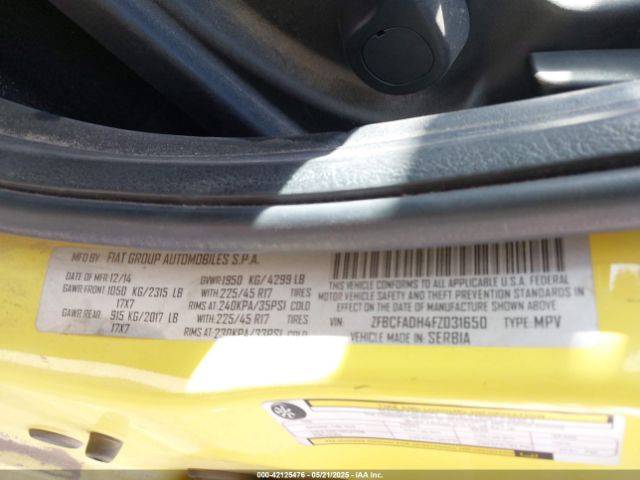 2015 FIAT 500L ZFBCFADH4FZ031650 Photo 8