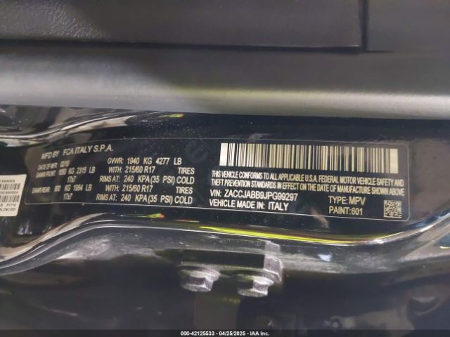 2018 JEEP RENEGADE ZACCJABB9JPG99297 Photo 8