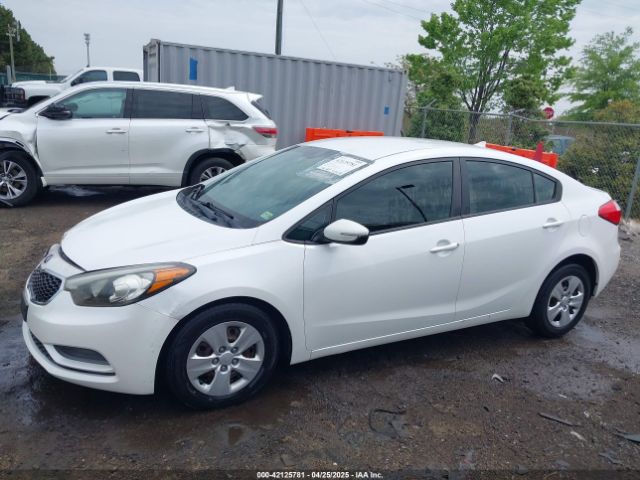 KNAFX4A69F5306199 KIA FORTE LX