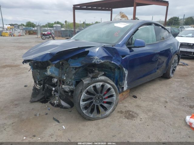 2022 TESLA MODEL Y 7SAYGDEF8NF323145 Photo 1