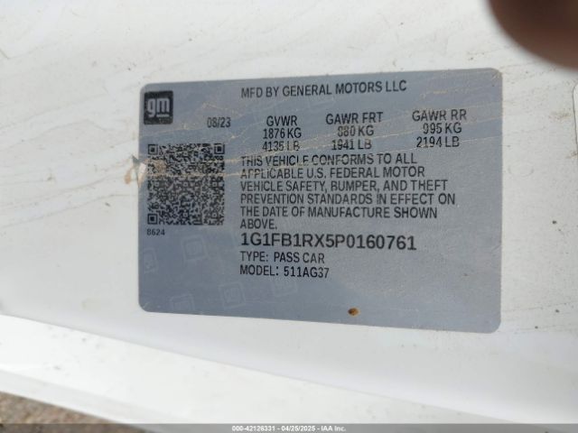 2023 CHEVROLET CAMARO 1G1FB1RX5P0160761 Photo 8
