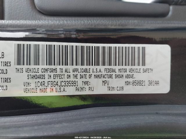 1C4RJFBG4JC335991 Jeep Grand Cherokee Limited 4x4