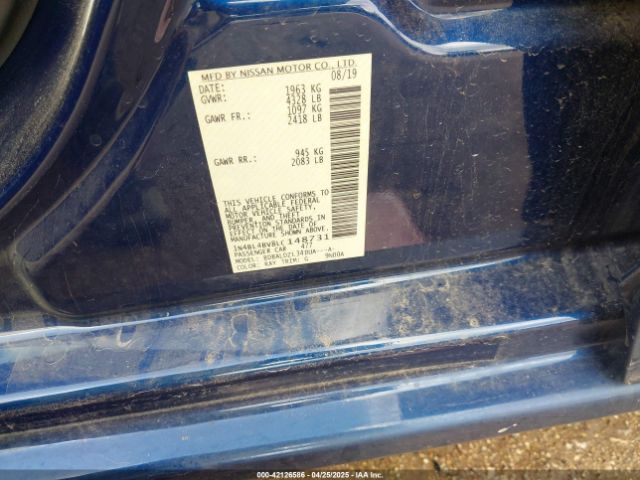 1N4BL4BV8LC148731 Nissan Altima S Fwd