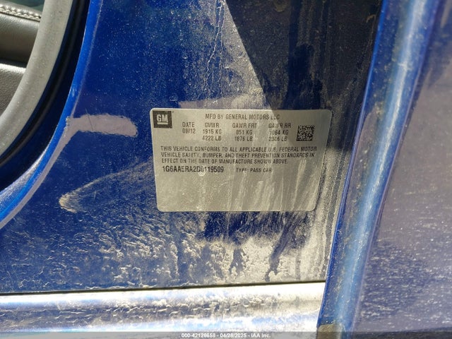 2013 CADILLAC ATS 1G6AA5RA2D0119509 Photo 8