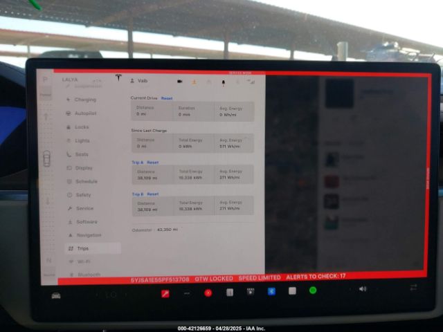 5YJSA1E55PF513708 Tesla MODEL S