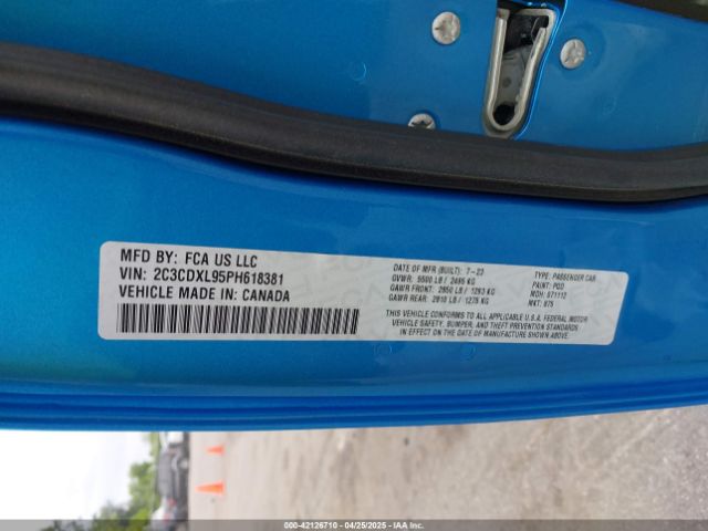2C3CDXL95PH618381 Dodge Charger Srt Jailbreak