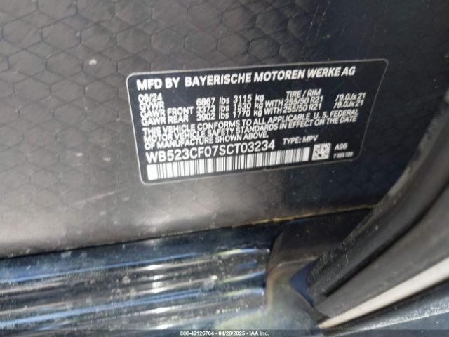 WB523CF07SCT03234 BMW Ix Xdrive50