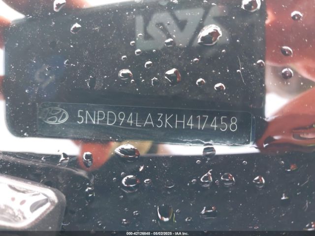 5NPD94LA3KH417458 Hyundai Elantra Eco