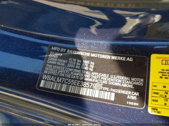 WBALM7C55EE385791 BMW Z4 Sdrive35i