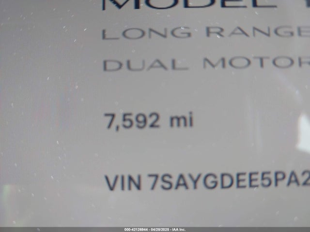 7SAYGDEE5PA200040 Tesla 2023