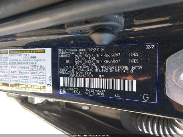 JTEPU5JR6M5915274 Toyota 4runner Trd Off Road