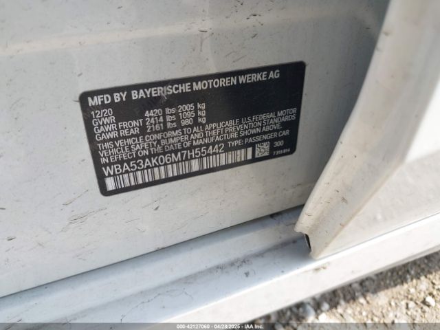 2021 BMW 228I GRAN COUPE WBA53AK06M7H55442 Photo 8