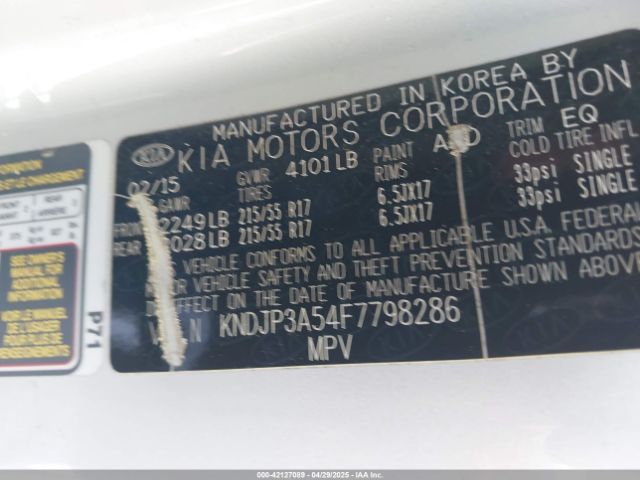 KNDJP3A54F7798286 KIA SOUL +