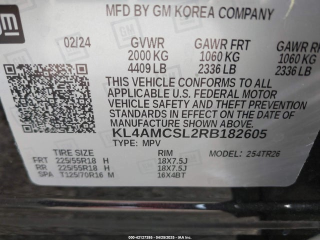 Buick l3t 2024 KL4AMCSL2RB182605 Image 9