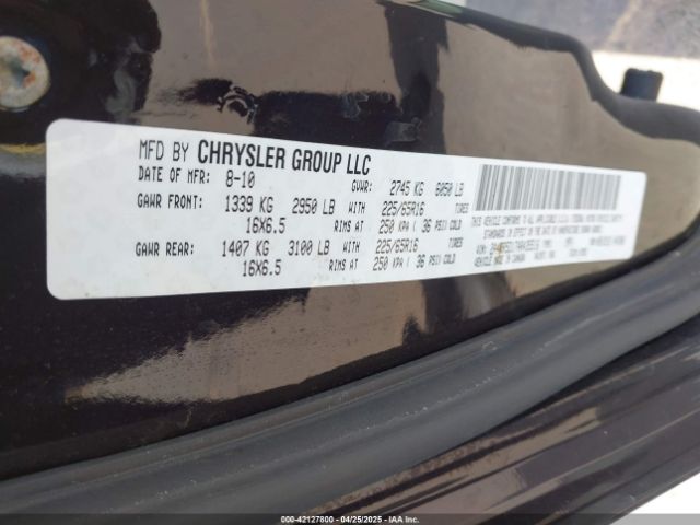 2010 CHRYSLER TOWN & COUNTRY 2A4RR5D17AR435516 Photo 8