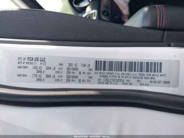 2015 DODGE DURANGO 1C4SDJCT4FC837818 Photo 8