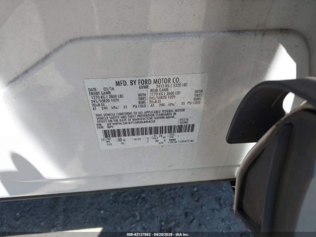2FMPK3K97GBB48432 Ford Edge Titanium
