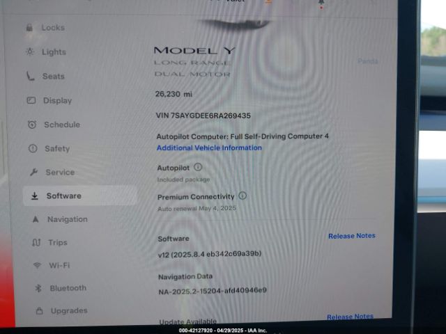 2024 TESLA MODEL Y 7SAYGDEE6RA269435 Photo 6