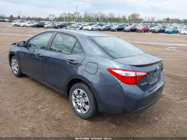 5YFBURHE9GP454569 Toyota Corolla L/le/le Pls/prm/s/s Pls
