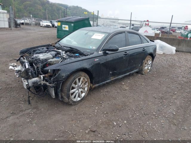 2012 AUDI A6 WAUHGAFCXCN160980 Photo 1