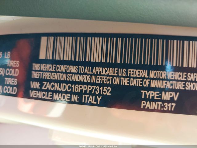 ZACNJDC16PPP73152 Jeep Renegade Trailhawk 4x4