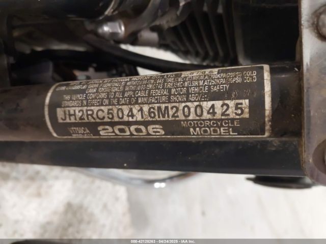 2006 HONDA VT750 JH2RC50416M200425 Photo 9