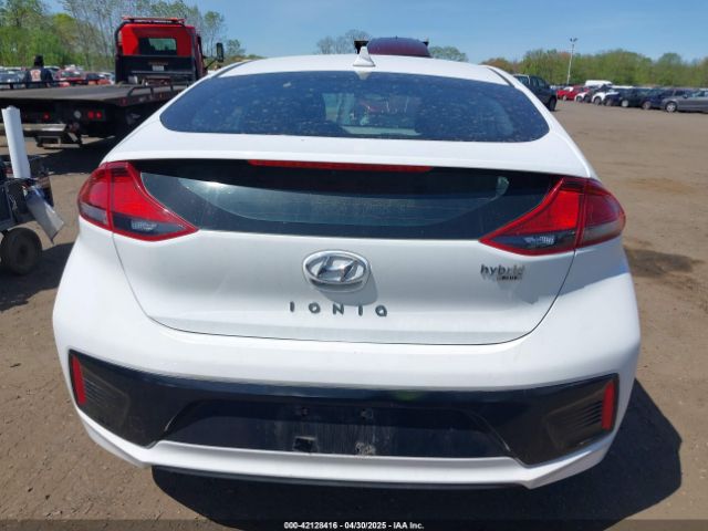 KMHC65LC2HU052356 Hyundai Ioniq Hybrid Blue