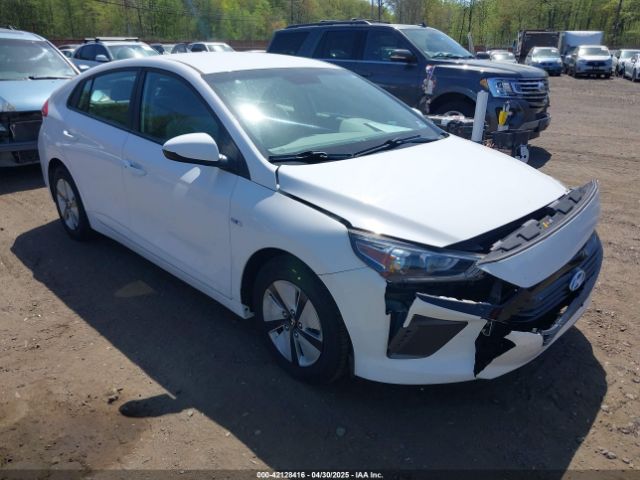 KMHC65LC2HU052356 Hyundai Ioniq Hybrid Blue